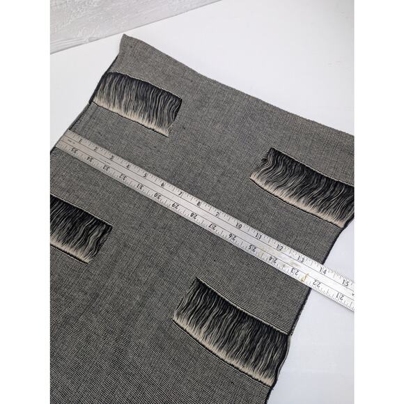 The Museum of Modern Art Nuno Scarf 74" X 17" Reiko Sudo Artisan Scarf - Picture 7 of 9